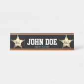 Stellvertretender Sheriff Desk Name Plate Schreibtischnamensplakette (Vorderseite )