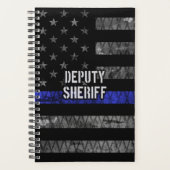 Stellvertretender Sheriff Distressed Flag Planer (Vorderseite)