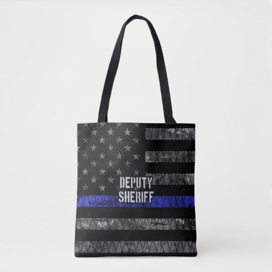 Stellvertretender Sheriff Distressed Flag Tasche (Vorderseite)