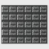 Stellvertretender Sheriff Extraordinator Geschenkpapier (Flach)