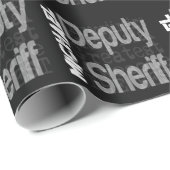 Stellvertretender Sheriff Extraordinator Geschenkpapier (Rolleneckpunkt)