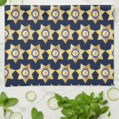 Stellvertretender Sheriff Gold Star Abzeichen Geschirrtuch (Gefaltet)