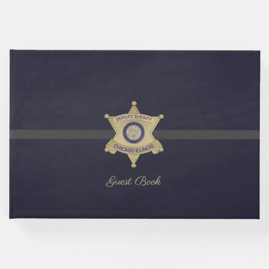 Stellvertretender Sheriff Guest Book Gästebuch (Vorderseite)
