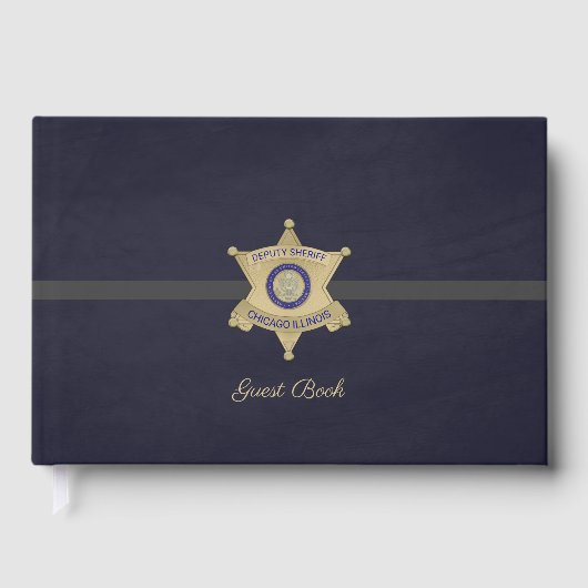 Stellvertretender Sheriff Guest Book Gästebuch (Vorderseite)