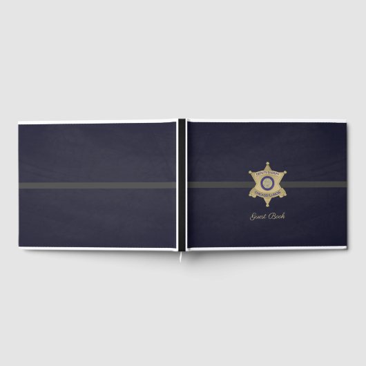Stellvertretender Sheriff Guest Book Gästebuch (Voll)