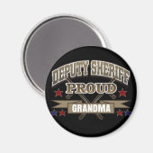Stellvertretender Sheriff Proud Grandma Magnet (Vorderseite/Rückseite)