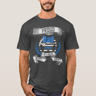 Stellvertretender Sheriff Stolz Papa Grafik T-Shi T-Shirt