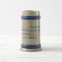 Stellvertreter-Bier Stein