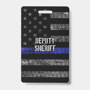Stellvertreter Sheriff Notflagge Ausweis