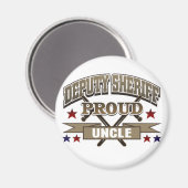 Stellvertreter Sheriff Proud Onkel Magnet (Vorderseite/Rückseite)