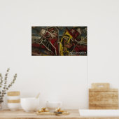 Stellvertreter und Leiter Poster (Küche)