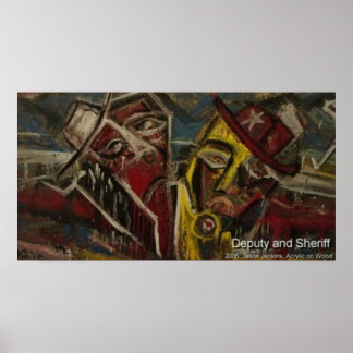 Stellvertreter und Sherrif Poster