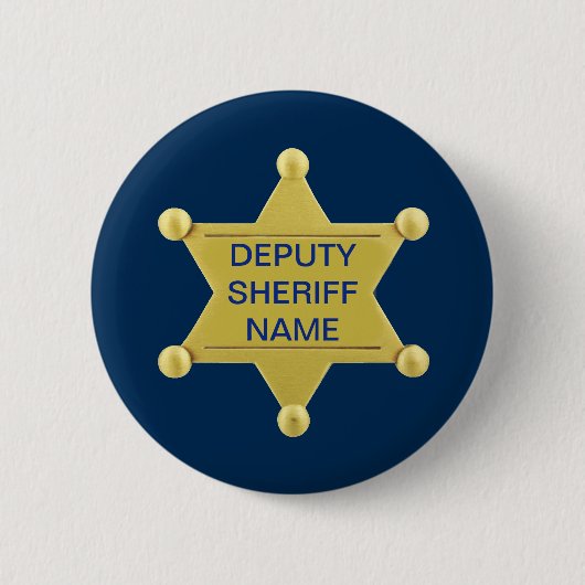 Stellvertreterin Sheriff Custon Button (Vorderseite)