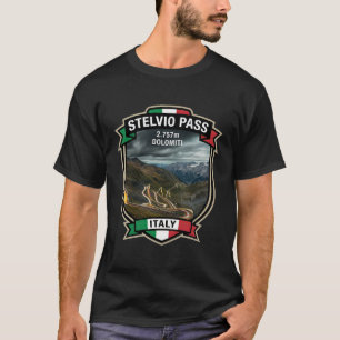 Stelvio Pass - Motorrad-Alpenroute T-Shirt