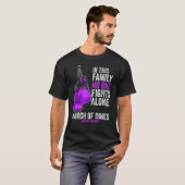 Stem Cell Research Awareness Month Gloves Purple R T-Shirt (Vorne ganz)
