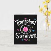 Stem cell transplant survivor karte (Gelbe Blume)