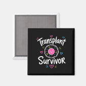 Stem cell transplant survivor magnet (Vorderseite/Rückseite)
