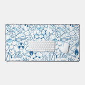 STEM Chemie Science Sketch Doodle Schreibtischunterlage (Tastatur & Maus)