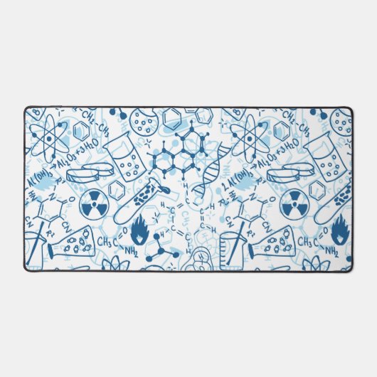 STEM Chemie Science Sketch Doodle Schreibtischunterlage (Vorderseite)