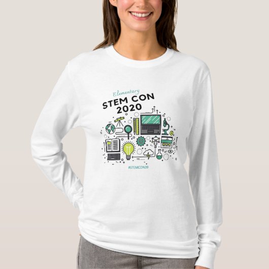 STEM CON 2020 Langschlauch-Hemd T-Shirt (Vorderseite)