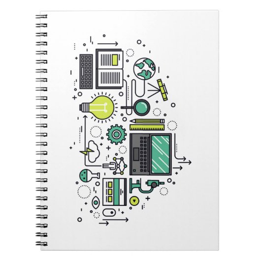 STEM CON 2020-Notebook Notizblock (Vorderseite)