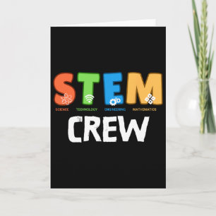 Stem Crew Matching Team Squad Byck Zur Schule Lehr Karte