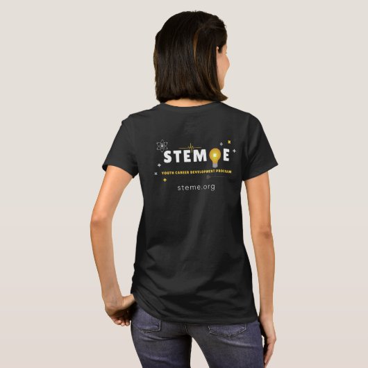 STEM ・ E T - SHIRT (Schwarz voll)