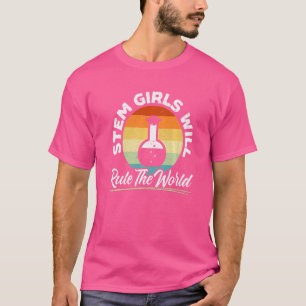 STEM-Feministin Ingenieur Biologe Wissenschaft Mat T-Shirt