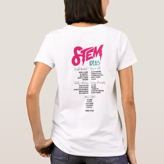 STEM Ideals T - Shirt (Rückseite)