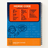 STEM Inspiriert Morse Code & HAM Radio für Kinder Notizblock (Rückseite)