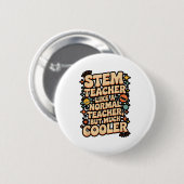 Stem-Lehrer-Definition Lustige Wissenschaft Mathem Button (Vorne & Hinten)