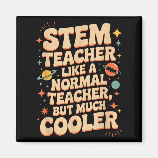 Stem-Lehrer-Definition Lustige Wissenschaft Mathem Magnet (Vorne)