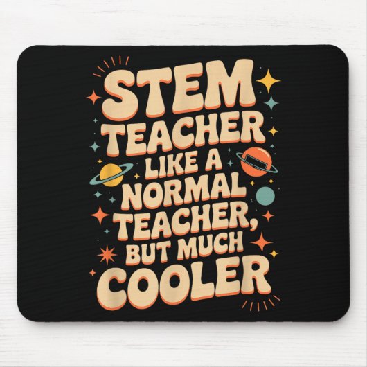 Stem-Lehrer-Definition Lustige Wissenschaft Mathem Mousepad (Vorne)