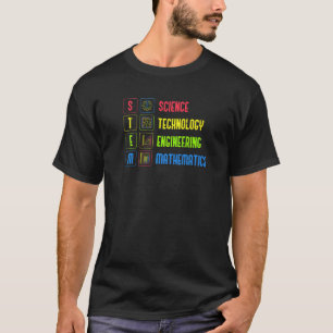 Stem-Lehrer Naturwissenschaften Technologie Ingeni T-Shirt
