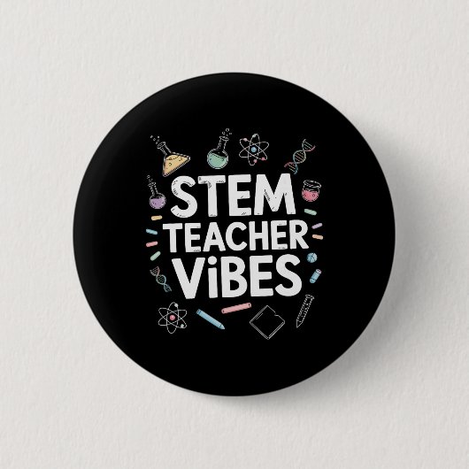 Stem-Lehrer Vibes, Dampf Wissenschaft Mathematik U Button (Vorderseite)