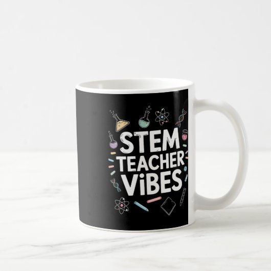 Stem-Lehrer Vibes, Dampf Wissenschaft Mathematik U Kaffeetasse (Rechts)