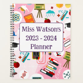 STEM Science Motif Lehrer Akademie Planer