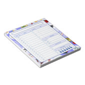 STEM Science Teacher Daily Planer Notizblock (angewinkelt)