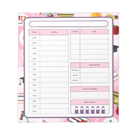 STEM Science Teacher Daily Planer Notizblock