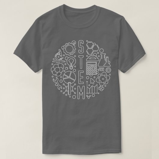 STEM Science, Tech, Engineering and Mathematics Sc T-Shirt (Design vorne)
