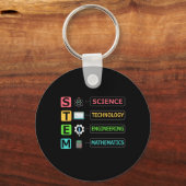 Stem Science Technology Engineering Mathe Lehrer G Schlüsselanhänger (Vorderseite)
