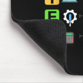 Stem Science Technology Engineering Mathematik Leh Mousepad (Ecke)