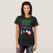 Stem Science Technology Engineering Mathematik St. T-Shirt (Vorne ganz)