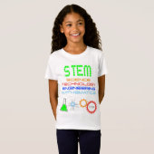 STEM Science Technology Engineering Mathematik T-Shirt (Vorne ganz)