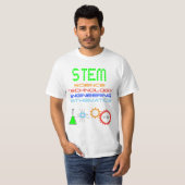 STEM Science Technology Engineering Mathematik T-Shirt (Vorne ganz)