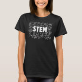 STEM Science Technology Engineering Mathematiker S T-Shirt (Vorderseite)
