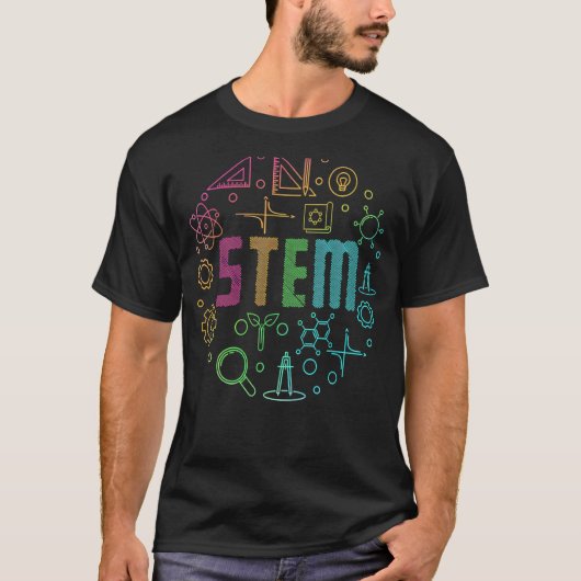 Stem Science Technology Engineering Mathematiker T-Shirt (Vorderseite)