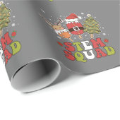 STEM Squad Rentier Santa Tree Ice Weihnachten Geschenkpapier (Rolleneckpunkt)