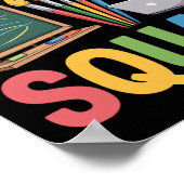 Stem Squad, Science Teacher Math Teaching Team  Poster (Ecke)