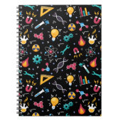 STEM-Symbole: Wissenschaft, Technik, etc. Notizblock (Vorderseite)